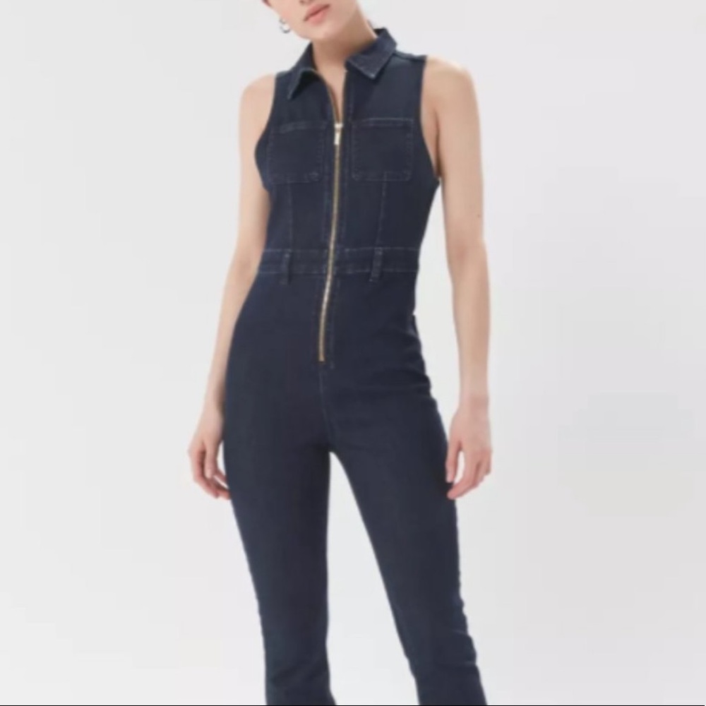 WeWoreWhat Denim Jumpsuit